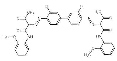 Pigment Yellow 17 structure, CAS 4531-49-1