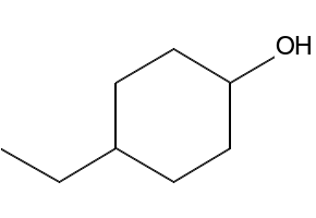 4-Ethylcyclohexanol structure, CAS 4534-74-1