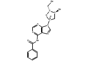 N-Benzoyl-2'-deoxy-adenosine structure, CAS 4546-72-9