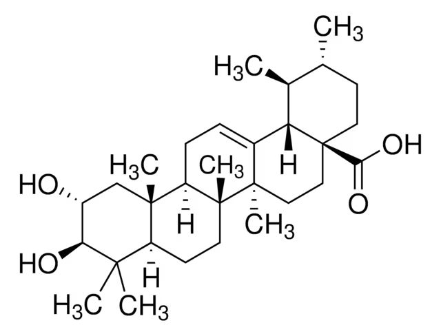 Corosolic acid structure, CAS 4547-24-4