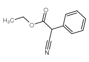 Ethyl phenylcyanoacetate structure, CAS 4553-07-5