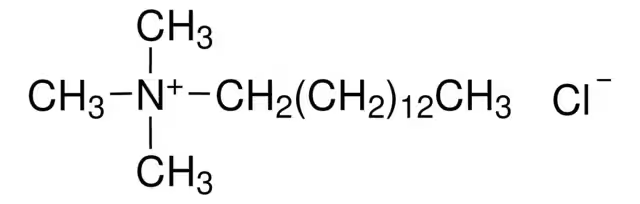 Tetradecyl trimethyl ammonium chloride structure, CAS 4574-04-3