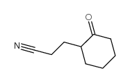 2-Oxocyclohexanepropiononitrile structure, CAS 4594-78-9