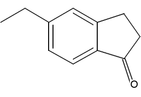 5-Ethyl-2,3-dihydro-1H-inden-1-one structure, CAS 4600-82-2
