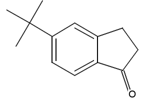 5-tert-Butyl-2,3-dihydroinden-1-one structure, CAS 4600-86-6