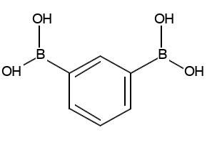1,3-Benzenediboronic acid structure, CAS 4612-28-6