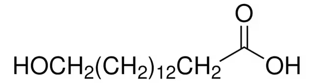15-Hydroxypentadecanoic acid structure, CAS 4617-33-8