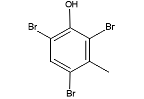 2,4,6-Tribromo-3-methylphenol structure, CAS 4619-74-3