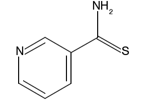 Thionicotinamide structure, CAS 4621-66-3
