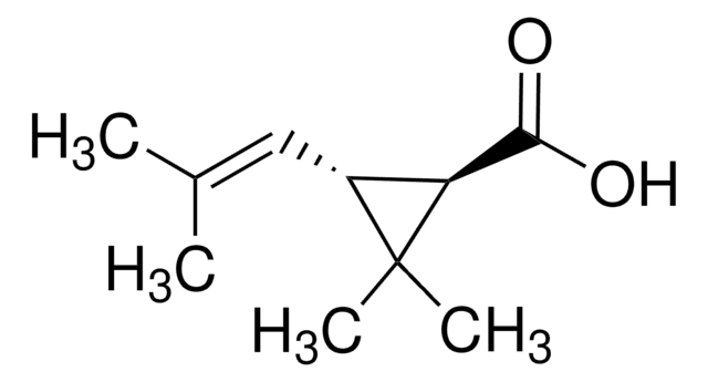 (+)-trans-Chrysanthemic acid structure, CAS 4638-92-0