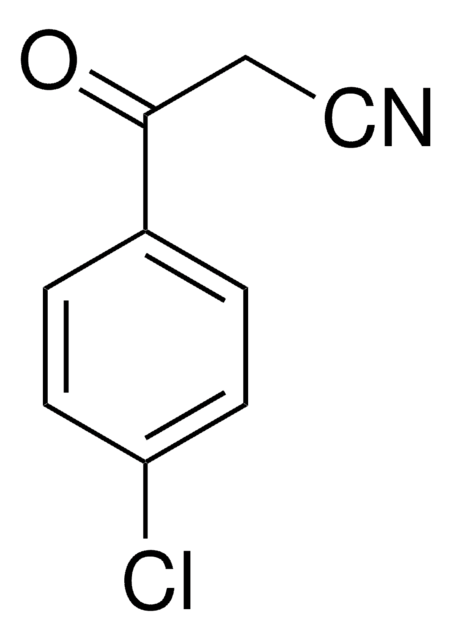4-Chlorobenzoylacetonitrile structure, CAS 4640-66-8