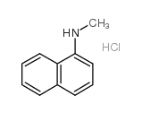 N-Methyl-1-naphthylamine hydrochloride structure, CAS 4643-36-1