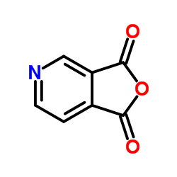 3,4-Pyridinedicarboxylic anhydride structure, CAS 4664-08-8