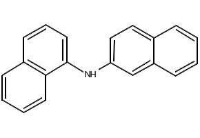 1,2'-Dinaphthylamine structure, CAS 4669-06-1