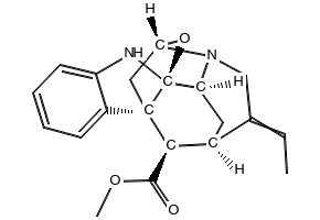 Picrinine structure, CAS 4684-32-6