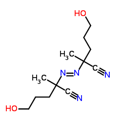 4,4'-Azobis(4-cyano-1-pentanol) structure, CAS 4693-47-4