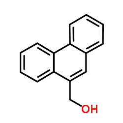 Phenanthren-9-ylmethanol structure, CAS 4707-72-6