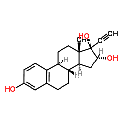 17-Ethynylestriol structure, CAS 4717-40-2
