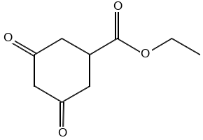 Cyclohexanecarboxylic acid, 3,5-dioxo-, ethyl ester structure, CAS 27513-35-5