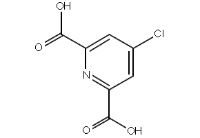 4-Chloro-2,6-pyridinedicarboxylic acid structure, CAS 4722-94-5