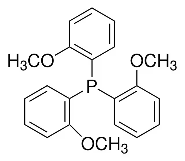 Tris(2-methoxyphenyl)phosphine structure, CAS 4731-65-1