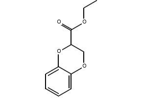 Ethyl 1,4-benzodioxan-2-carboxylate structure, CAS 4739-94-0