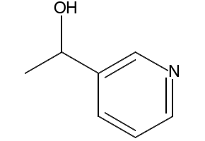 3-(1-Hydroxyethyl)pyridine structure, CAS 4754-27-2