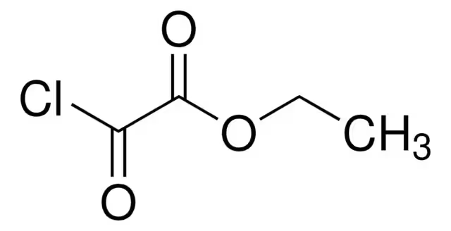 Ethyl oxalyl monochloride structure, CAS 4755-77-5