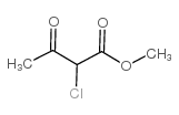 Methyl 2-chloroacetoacetate structure, CAS 4755-81-1