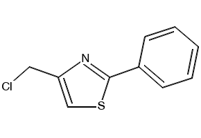 4-(Chloromethyl)-2-phenyl-1,3-thiazole structure, CAS 4771-31-7