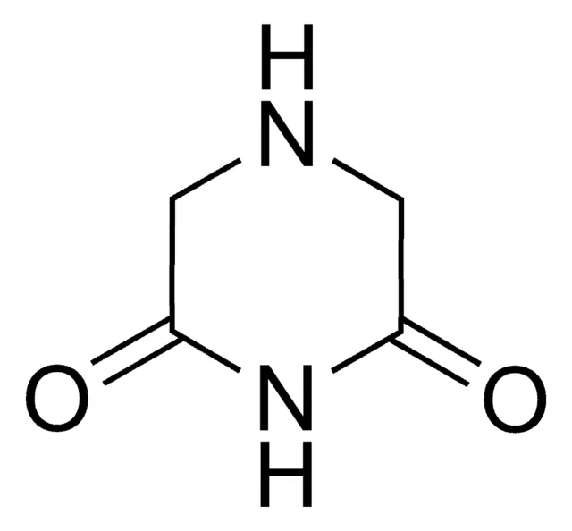 Piperazine-2,6-dione structure, CAS 4774-22-5