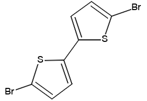 5,5'-Dibromo-2,2'-bithiophene structure, CAS 4805-22-5