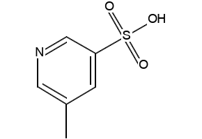5-Methylpyridine-3-sulfonic acid structure, CAS 4808-70-2