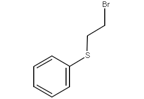 2-Bromoethyl phenyl sulfide structure, CAS 4837-01-8