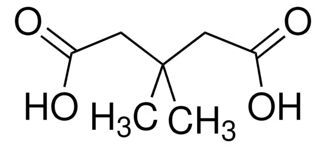 3,3-Dimethylglutaric acid structure, CAS 4839-46-7