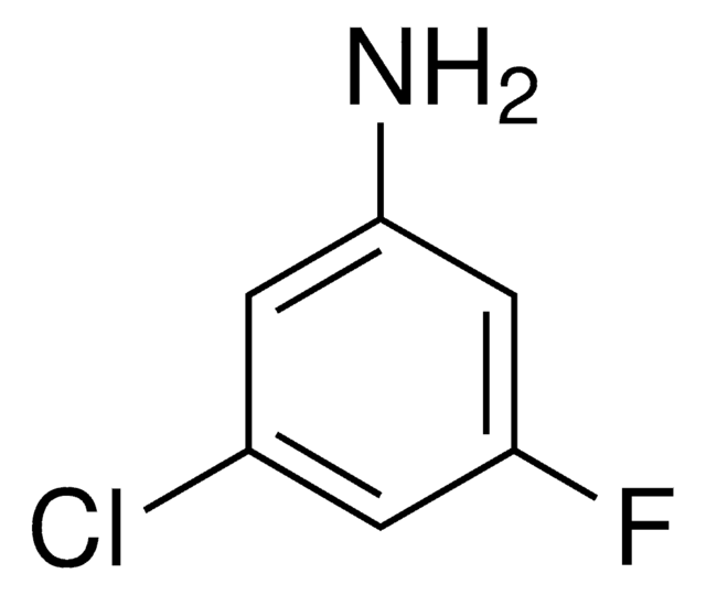 3-Chloro-5-fluoroaniline structure, CAS 4863-91-6