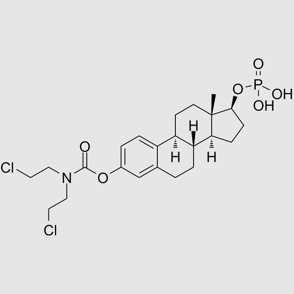 Estramustine phosphate structure, CAS 4891-15-0