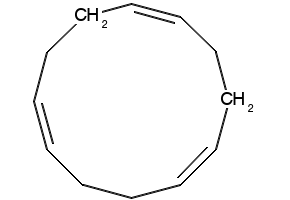 Cyclododeca-1,5,9-triene structure, CAS 4904-61-4