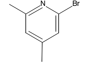 2-Bromo-4,6-dimethylpyridine structure, CAS 4926-26-5