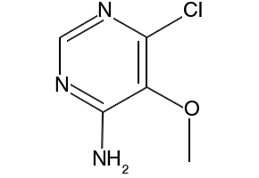 4-Amino-6-chloro-5-methoxypyrimidine structure, CAS 5018-41-7