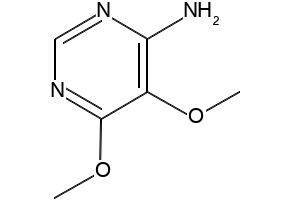 5,6-Dimethoxypyrimidin-4-ylamine structure, CAS 5018-45-1