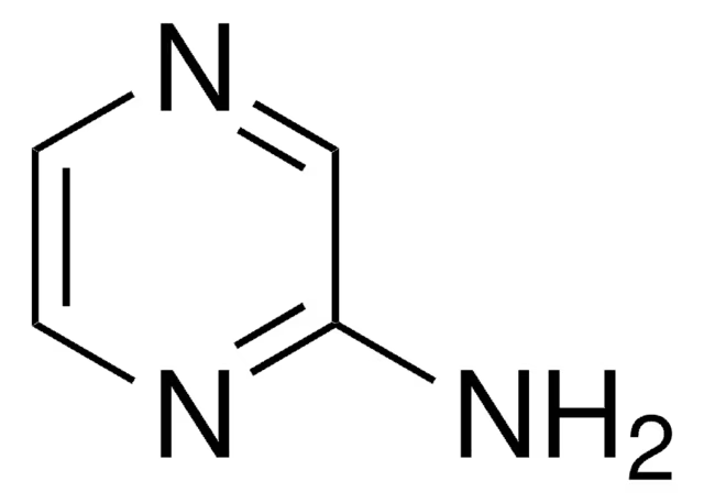 Aminopyrazine structure, CAS 5049-61-6