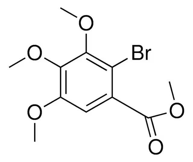 Methyl 2-nitro-3,4,5-trimethoxybenzoate structure, CAS 5081-42-5