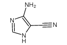 5-Amino-1H-imidazol-4-carbonitrile structure, CAS 5098-11-3