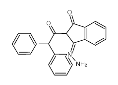2-Diphenylacetyl-1,3-indandione-1-hydrazone structure, CAS 5102-79-4