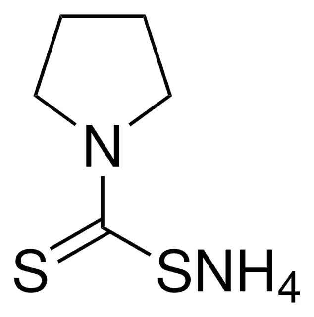 Ammonium 1-pyrrolidinedithiocarbamate structure, CAS 5108-96-3