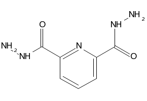 Pyridine-2,6-dicarbohydrazide structure, CAS 5112-36-7
