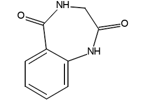 3,4-Dihydro-1H-benzo[e][1,4]diazepine-2,5-dione structure, CAS 5118-94-5