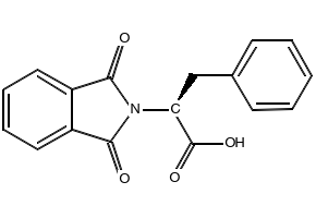 N-Phthaloyl-L-phenylalanine structure, CAS 5123-55-7