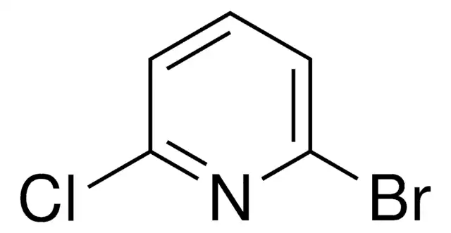 2-Bromo-6-chloropyridine structure, CAS 5140-72-7